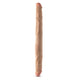 Blush Dr.Skin+ Posable Double Dong dwustronne realistyczne dildo Beige 35.6cm