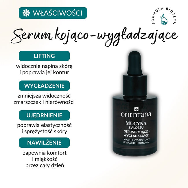 ORIENTANA Phyto Technology serum kojąco-wygładzające Mucyna 30ml