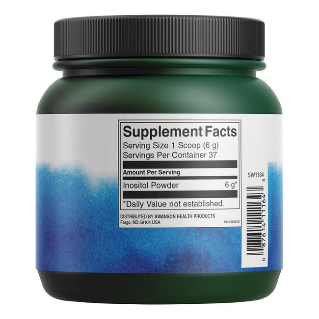 Swanson Inozytol 100% Czystości suplement diety 227g