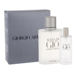 Giorgio Armani Acqua Di Gio Pour Homme zestaw woda toaletowa spray 100ml + woda toaletowa 15ml