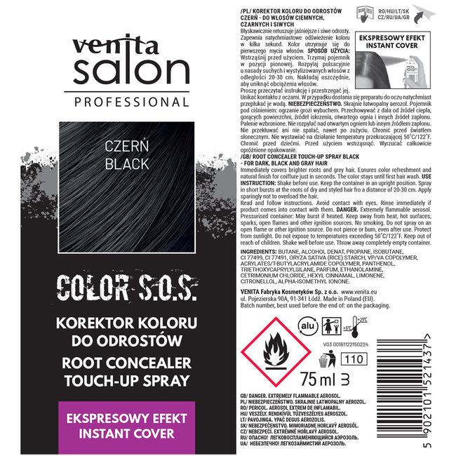 Venita Salon Professional Color S.O.S. korektor koloru do odrostów