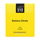 LABS212 Betaine Citrate suplement diety w proszku 70g