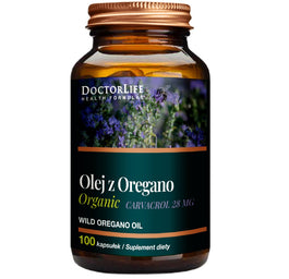 Doctor Life Olej z oregano suplement diety 100 kapsułek