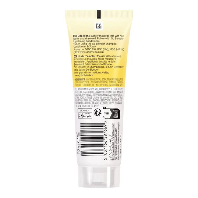 John Frieda Go Blonder szampon rozjaśniający 75ml