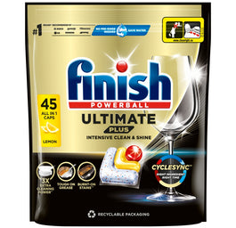 Finish Ultimate Plus Lemon kapsułki do mycia naczyń w zmywarce 45szt