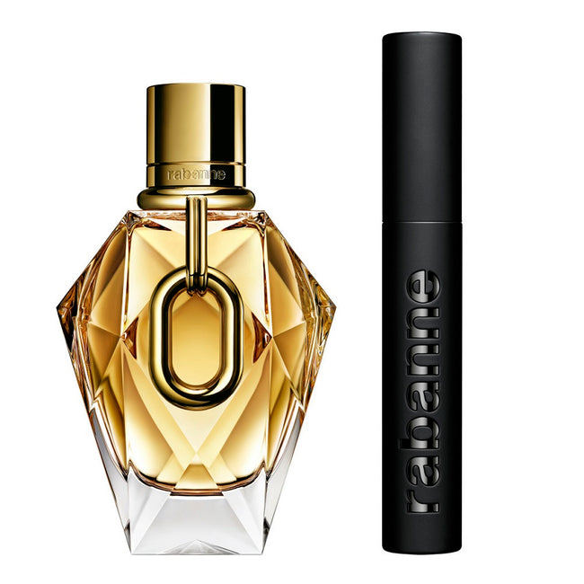 Paco Rabanne Million Gold For Her zestaw woda perfumowana spray 90ml + tusz do rzęs 8ml