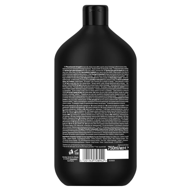 Fa Men Sport żel pod prysznic 2w1 o zapachu zielonych cytrusów 750ml