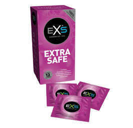 EXS Extra Safe Condoms pogrubiane prezerwatywy 12szt.