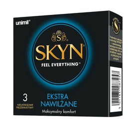 SKYN Ekstra Nawilżane nielateksowe prezerwatywy 3szt
