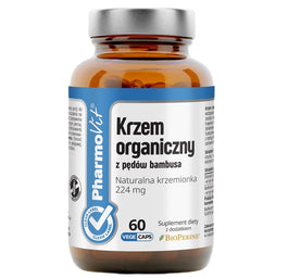 Pharmovit Krzem organiczny z pędów bambusa suplement diety 60 kapsułek