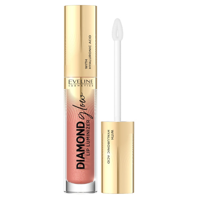 Eveline Cosmetics Diamond Glow Lip Luminizer błyszczyk do ust z kwasem hialuronowym