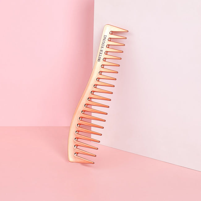 Sister Young Zuri Styling Hair Comb grzebień do włosów Rose Gold
