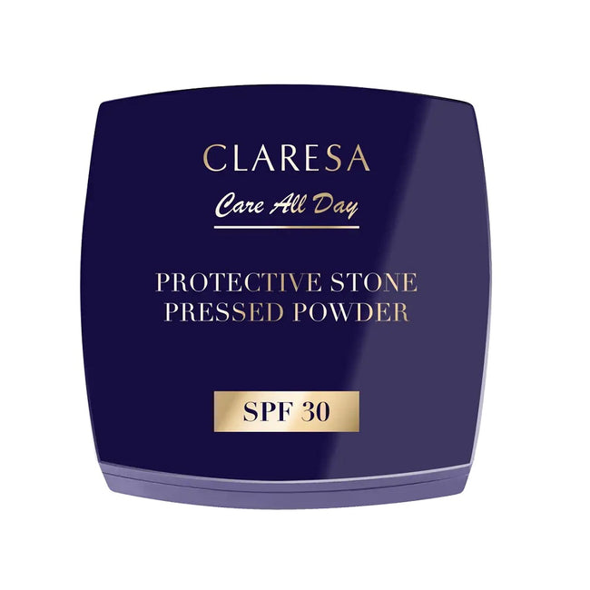 Claresa Protective Stone Pressed Powder puder prasowany utrwalający z filtrem SPF30