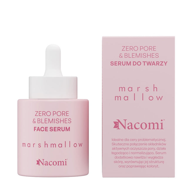 Nacomi Zero Pore & Blemishes serum do twarzy Marshmallow 30ml