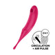Satisfyer Twirling Pro wibrator pulsujący Red