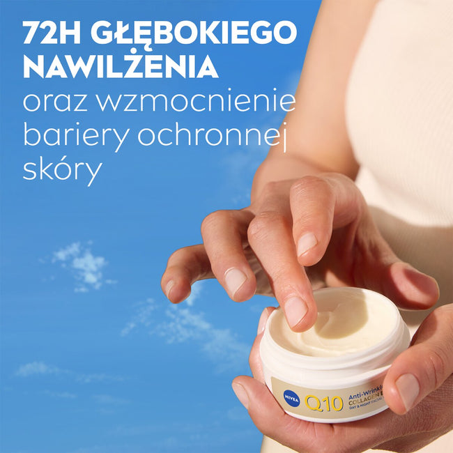 Nivea Q10 Przeciwzmarszczkowy Ekspert Kolagenu masełko do twarzy na dzień i noc 50ml