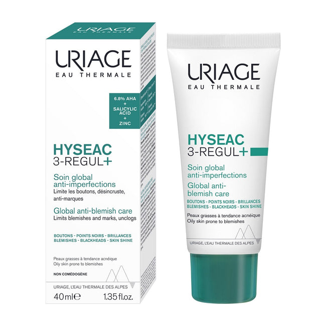 URIAGE Hyseac 3-Regul+ kompleksowy krem redukujący niedoskonałości 40ml