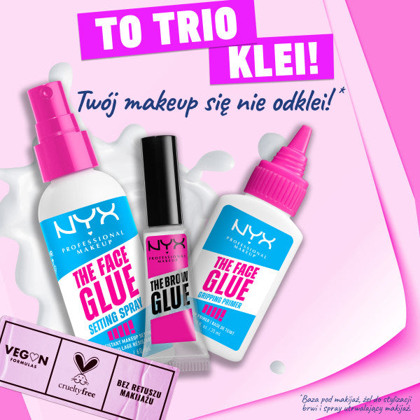NYX Professional MakeUp The Face Glue Setting Spray supertrwały spray utrwalający makijaż 60ml