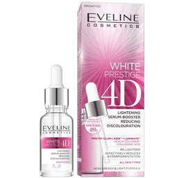 Eveline Cosmetics White Prestige 4D rozjaśniające serum-booster redukujące przebarwienia 18ml