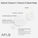 APLB Retinol Vitamin C Vitamin E Sheet Mask rozświetlająca maska w płachcie 25ml