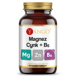 Yango Magnez + Cynk + B6 suplement diety 90 kapsułek