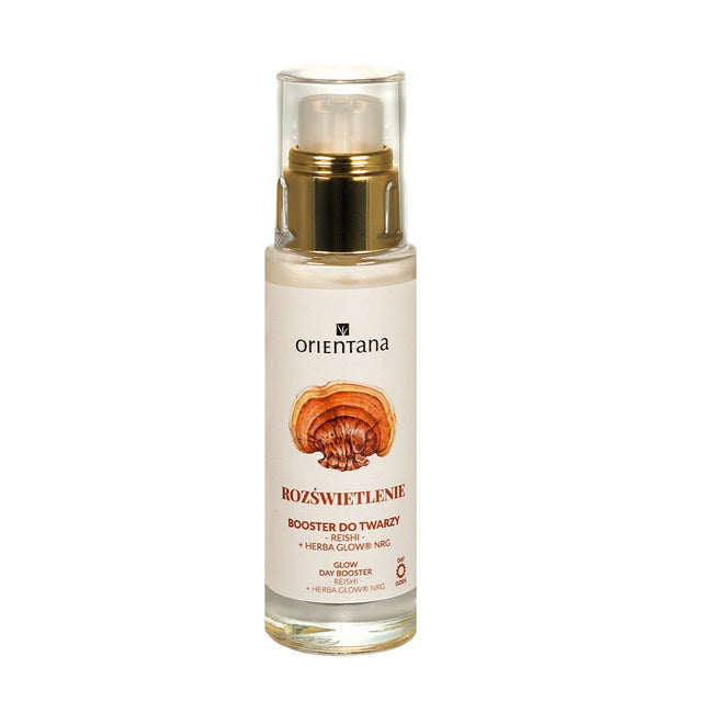 ORIENTANA Booster rozświetlający do twarzy Reishi i HerbaGlow 30ml