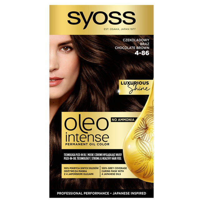 Syoss Oleo Intense farba do włosów trwale koloryzująca z olejkami