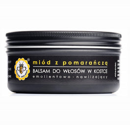 Miodowa Mydlarnia Balsam do włosów w kostce Miód z Pomarańczą 65g