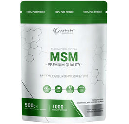 WISH Pharmaceutical MSM siarka organiczna suplement diety w proszku 500g