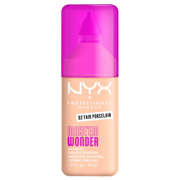 NYX Professional MakeUp Make'Em Wonder podkład do twarzy z długotrwałym kryciem