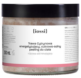 Iossi Trawa Cytrynowa energetyzujący peeling cukrowy do ciała 250ml