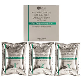 Green Pharm Cosmetic Carboxytherapy Intensive zestaw kosmetyczny do pielęgnacji skóry do twarzy i obszaru dekoltu 150ml