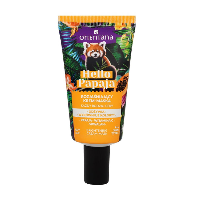 ORIENTANA Hello Papaja rozjaśniający krem-maska Witamina C i Skwalan 40ml