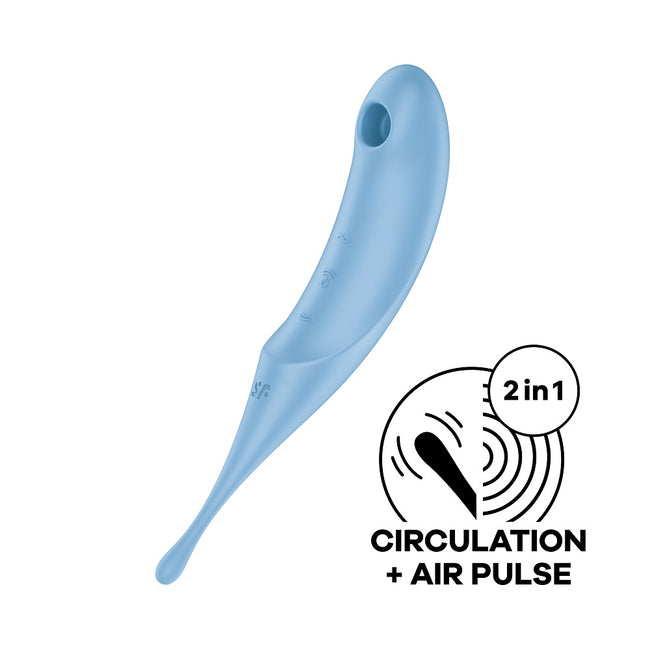 Satisfyer Twirling Pro wibrator pulsujący Blue