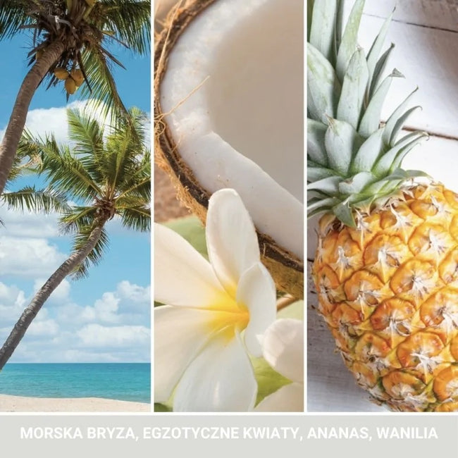 Yankee Candle Średnia świeca zapachowa Coconut Beach 368g