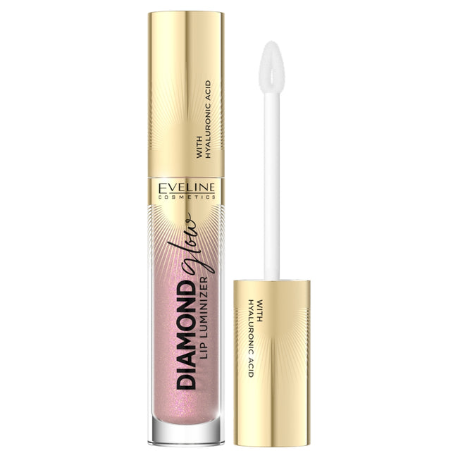 Eveline Cosmetics Diamond Glow Lip Luminizer błyszczyk do ust z kwasem hialuronowym