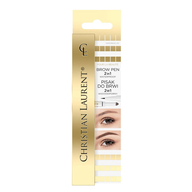 Christian Laurent Brow Pen 2in1 wodoodporny pisak do brwi 2w
