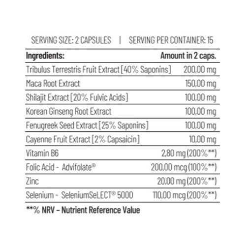 Sexual Health Series Pro Longer suplement diety opóźniający wytrysk 30 kapsułek