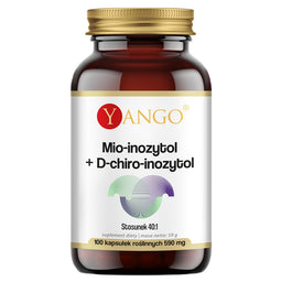 Yango Mio-inozytol + D-chiro-inozytol suplement diety 100 kapsułek