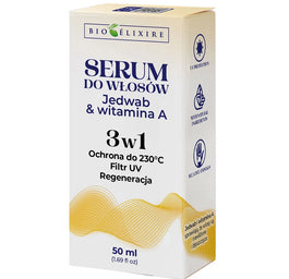 BIOELIXIRE Serum do włosów z jedwabiem i witaminą A 3w1 50ml