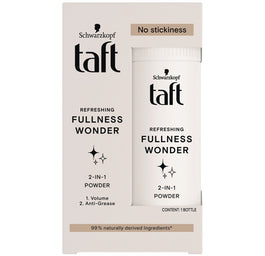 Taft Fullness Wonder 2w1 puder do włosów nadający objętość i odświeżenie 10g