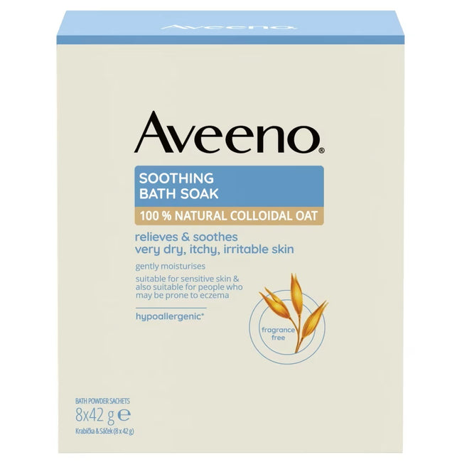 Aveeno Dermexa kojący puder do kąpieli 8x42g
