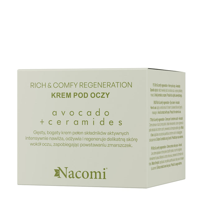 Nacomi Rich & Comfy Regeneration krem pod oczy Avocado 15ml