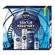 Nivea Men Gentle Recovery zestaw pianka do golenia 200ml + balsam po goleniu 100ml + żel pod prysznic 3w1 250ml + antyperspirant roll-on 50ml