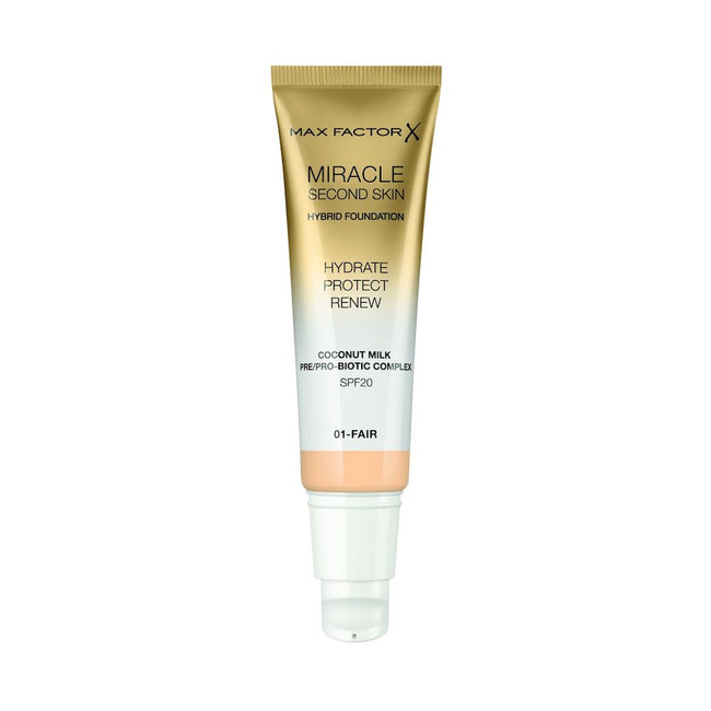 Max Factor Miracle Second Skin Hybrid Foundation podkład nawilżający z filtrem