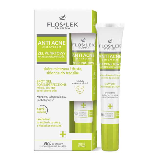 Floslek Anti Acne 24h System żel punktowy na niedoskonałości 20ml