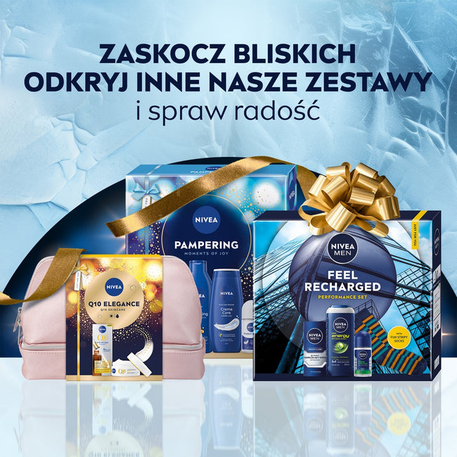 Nivea Men Energy Boost zestaw żel pod prysznic 3w1 250ml + antyperspirant w sprayu 150ml