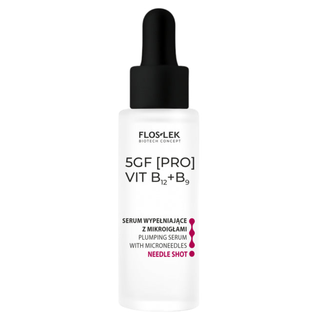 Floslek 5GF [PRO] VIT B12+B9 serum wypełniające z mikroigłami Needle Shot 30ml