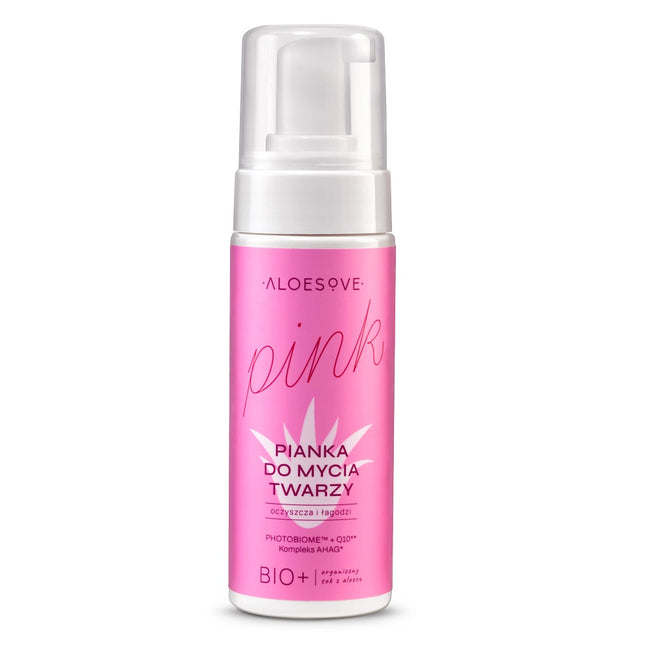 ALOESOVE Pink pianka do mycia twarzy 150ml