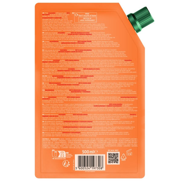 L'Oreal Paris Elseve Dream Long odbudowujący szampon w opakowaniu uzupełniającym 500ml